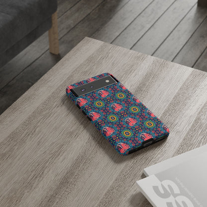 Tough Cases, Capricorn, Zodiac v1, Flower Pattern