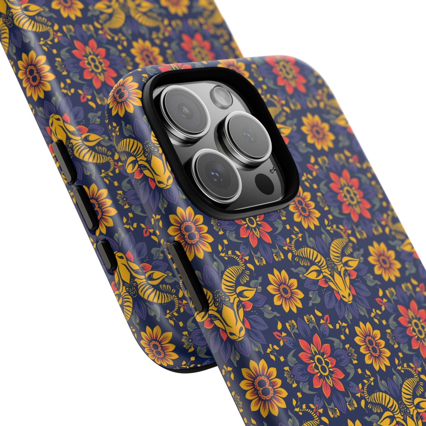 Tough Cases, Taurus, Zodiac v3, Flower Pattern