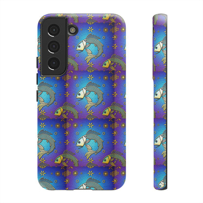 Tough Cases, Pisces, Zodiac v2, Metal Pattern