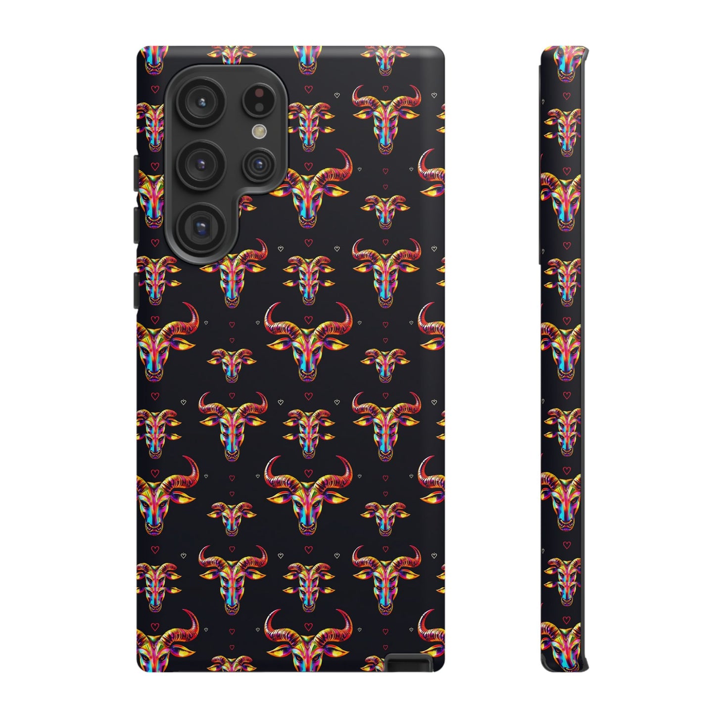 Tough Cases, Taurus, Zodiac, Metal Pattern