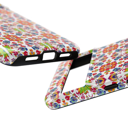 Tough Cases, Libra, Zodiac v1, Flower Pattern