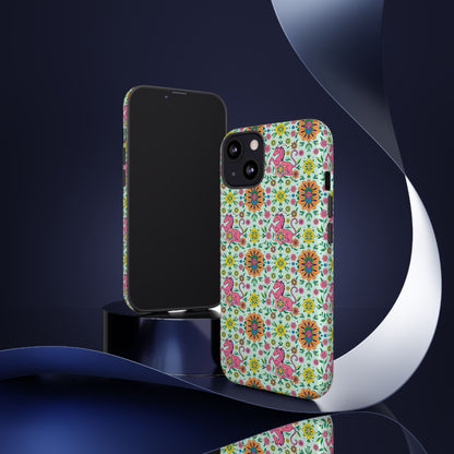 Tough Cases, Aquarius, Zodiac, Flower Pattern