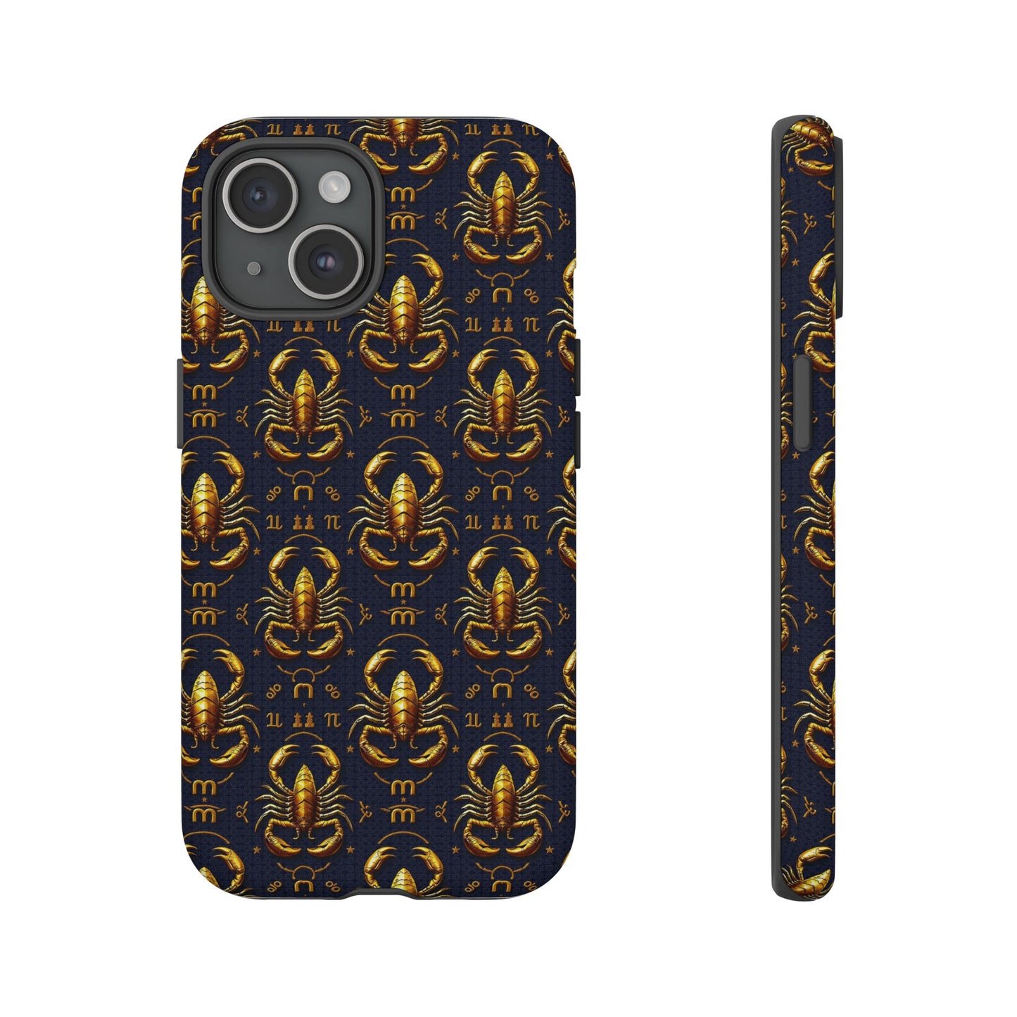Tough Cases, Scorpio, Zodiac, Metal Pattern