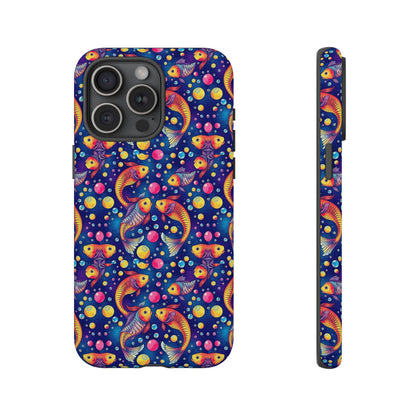 Tough Cases, Pisces, Zodiac, Bubble Pattern
