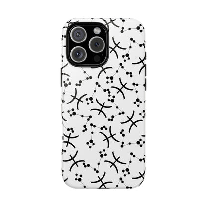 Tough Cases with the Pisces Zodiac sign for iPhone, Samsung Galaxy, and Google Pixel devices