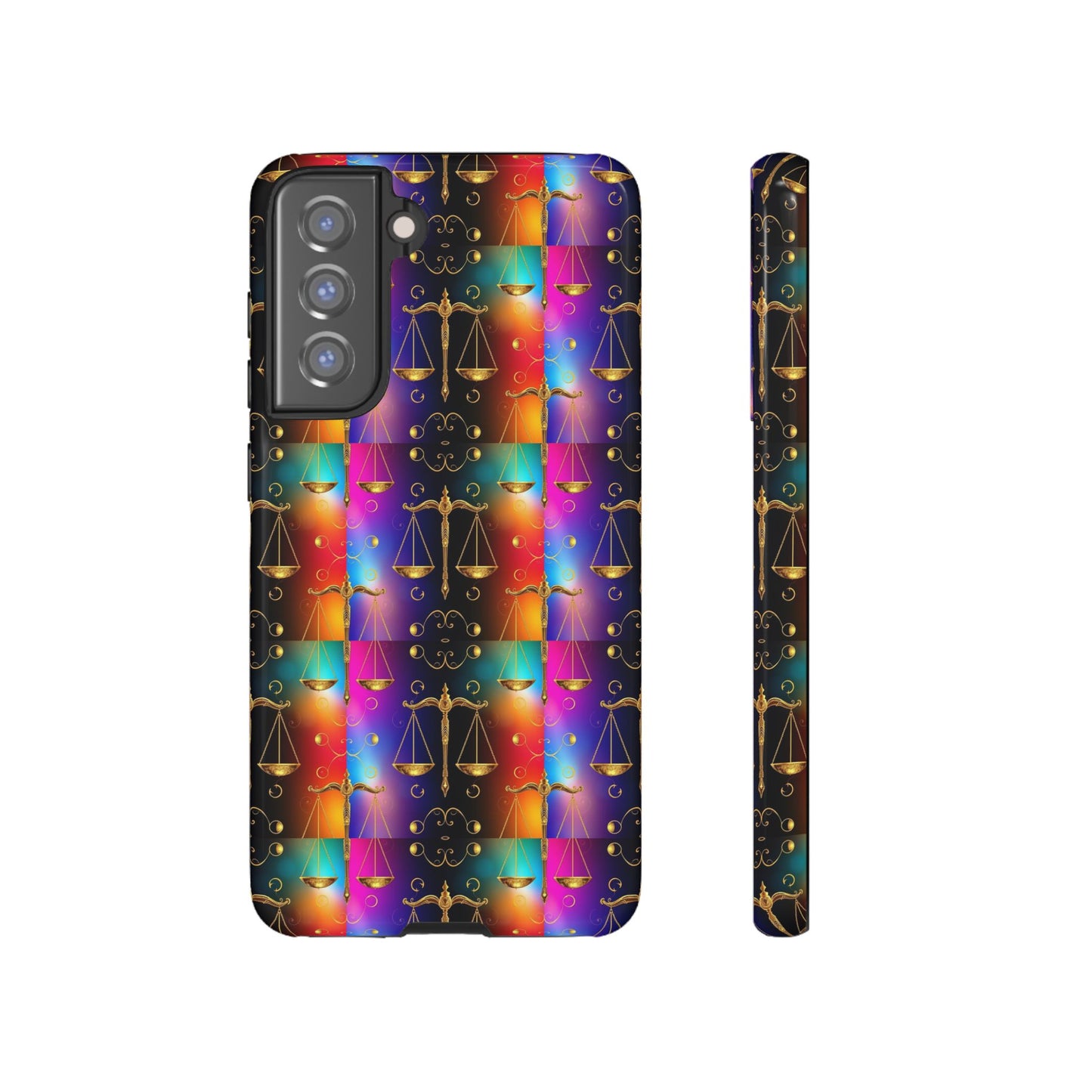 Tough Cases, Libra, Zodiac v1, Metal Pattern