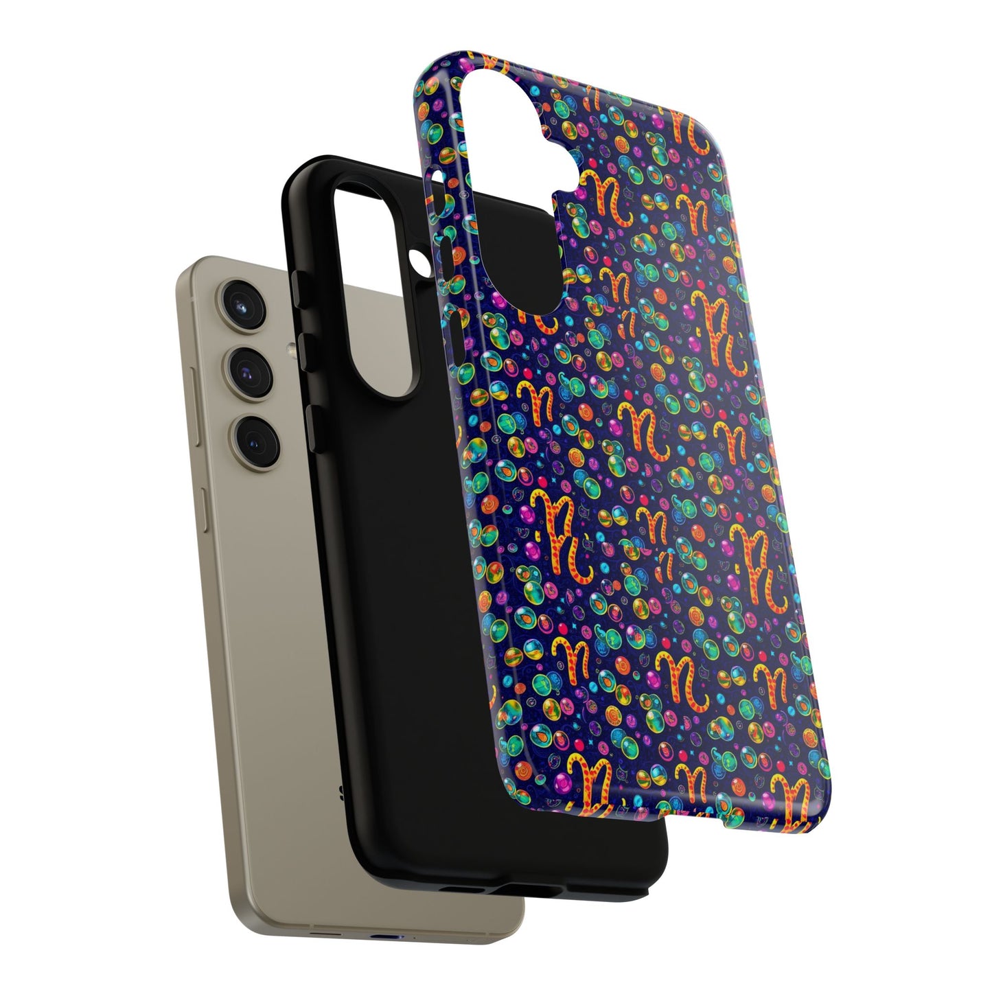 Tough Cases, Aquarius, Zodiac, Bubble Pattern