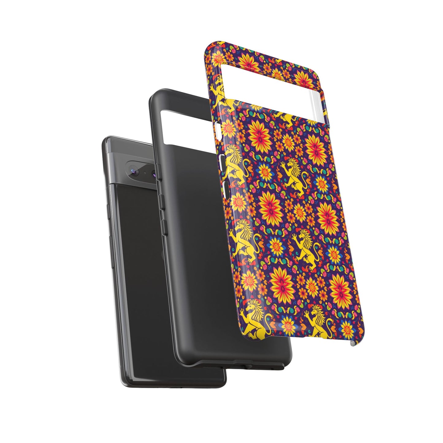 Tough Cases, Leo, Zodiac, Flower Pattern