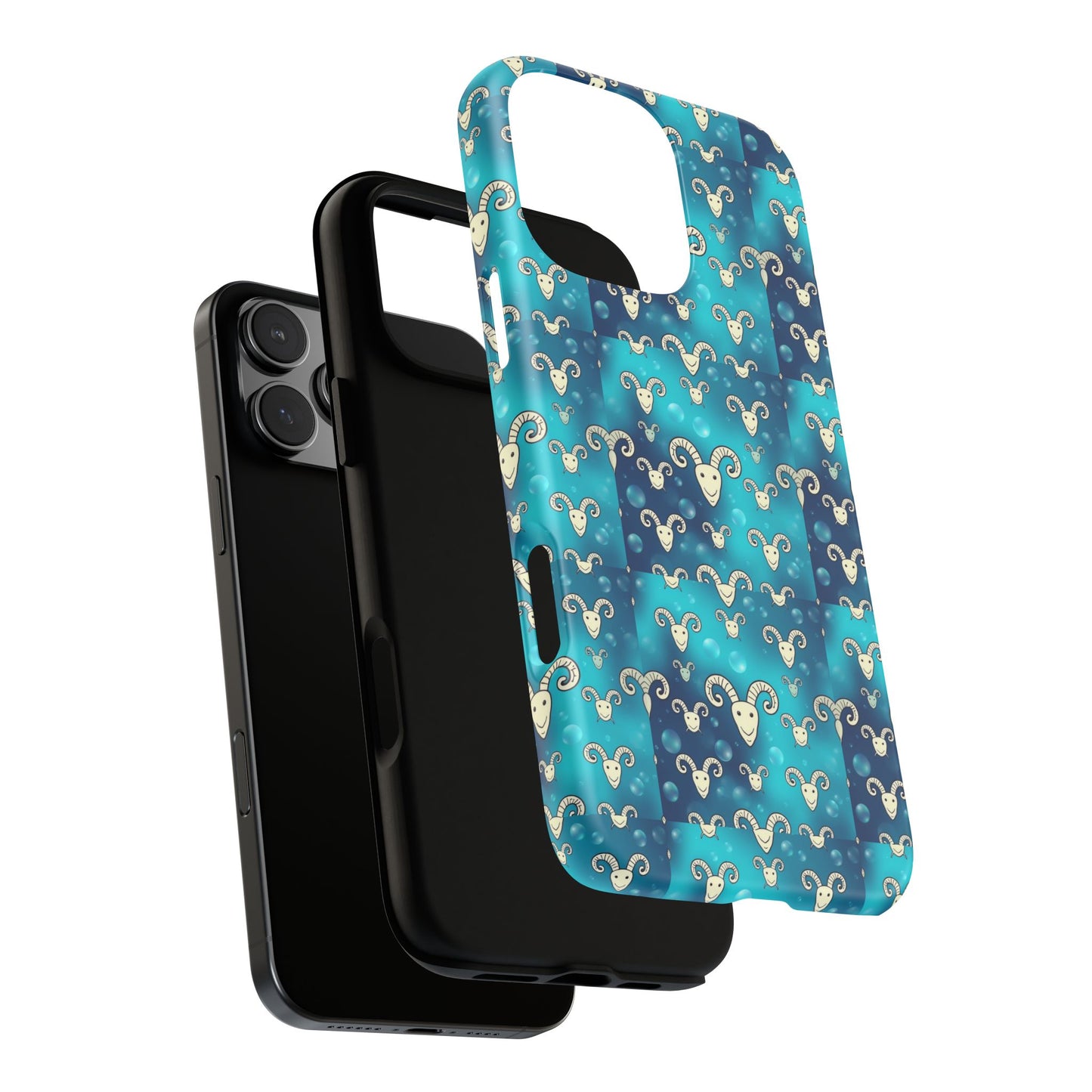 Tough Cases, Aries, Zodiac v1, Bubble Pattern