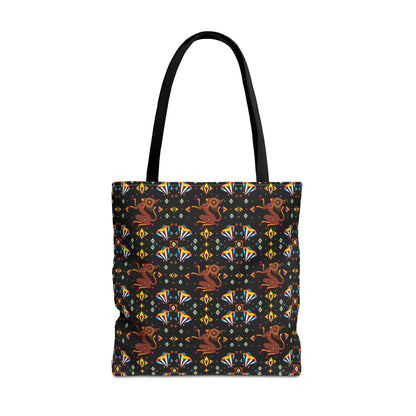 Tote Bag (AOP), Virgo, Zodiac, Jewel Pattern