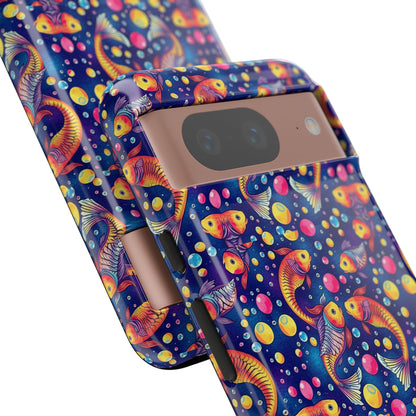 Tough Cases, Pisces, Zodiac, Bubble Pattern