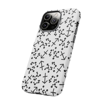 Tough Cases with the Sagittarius Zodiac sign for iPhone, Samsung Galaxy, and Google Pixel devices