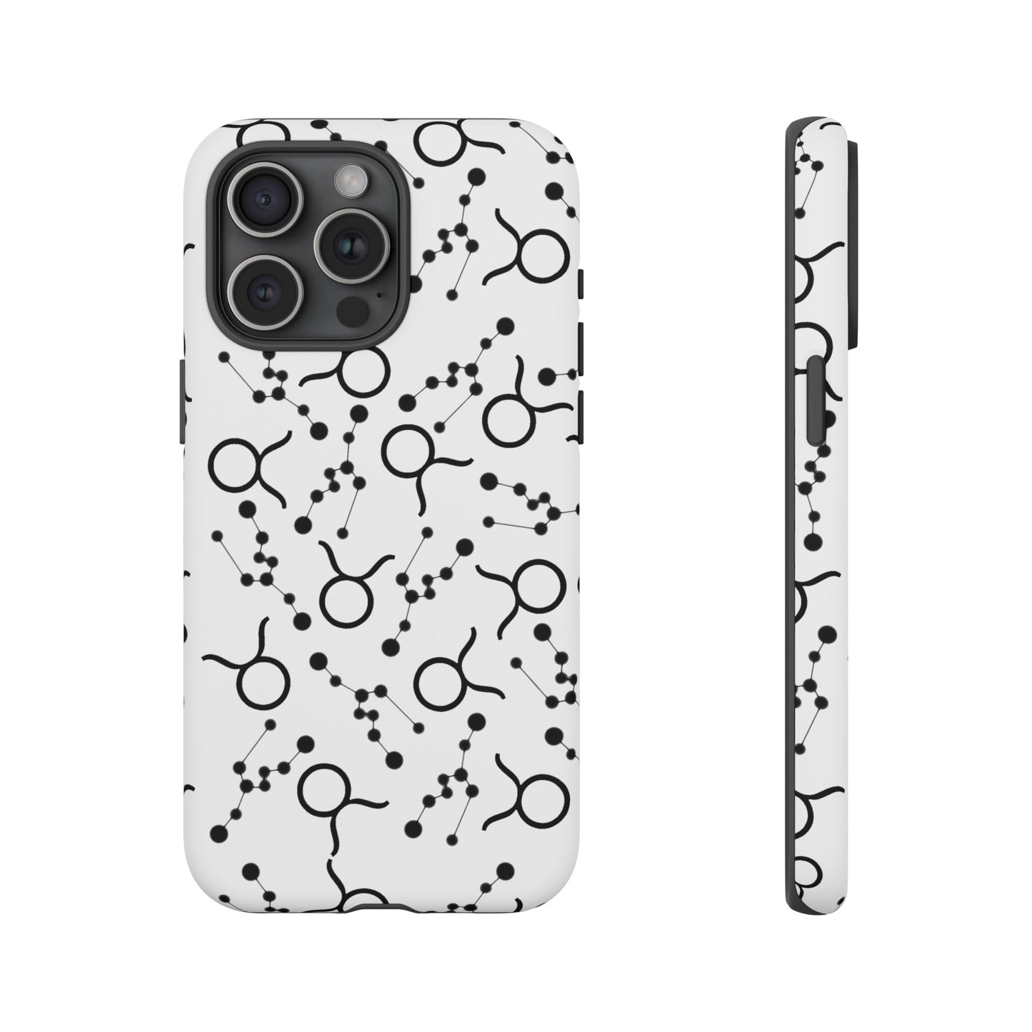 Tough Cases with the Taurus Zodiac sign for iPhone, Samsung Galaxy, and Google Pixel devices
