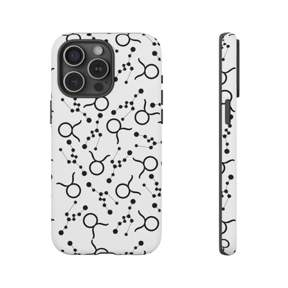 Tough Cases with the Taurus Zodiac sign for iPhone, Samsung Galaxy, and Google Pixel devices