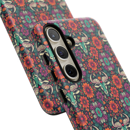 Tough Cases, Taurus, Zodiac v4, Flower Pattern