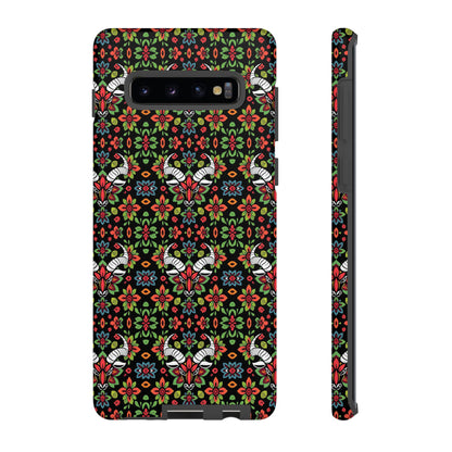 Tough Cases, Taurus, Zodiac v2, Flower Pattern