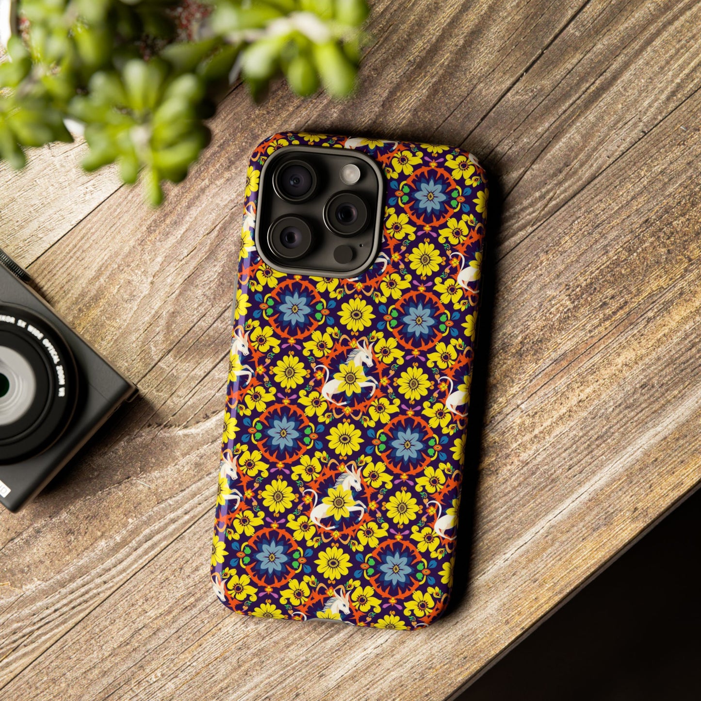 Tough Cases, Aquarius, Zodiac v3, Flower Pattern