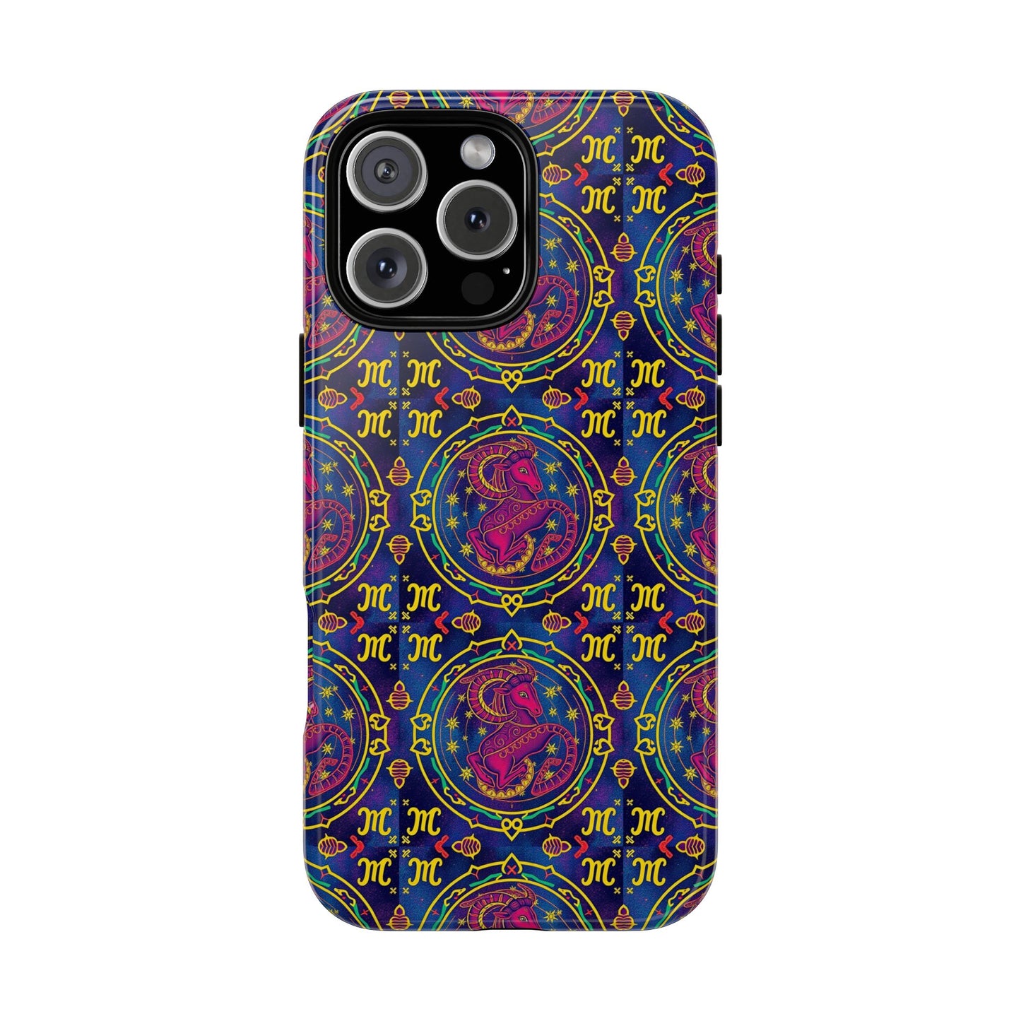 Tough Cases, Capricorn, Zodiac, Metal Pattern