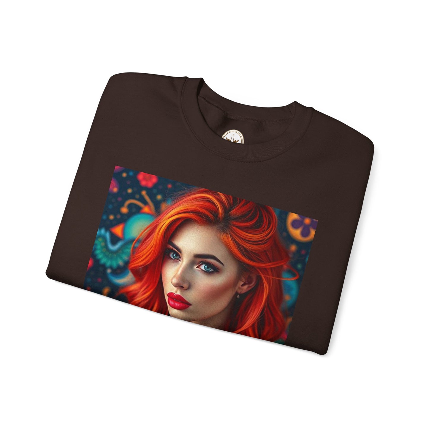 Unisex Heavy Blend™ Crewneck Sweatshirt, Aquarius, Zodiac v1, Sexy Pattern