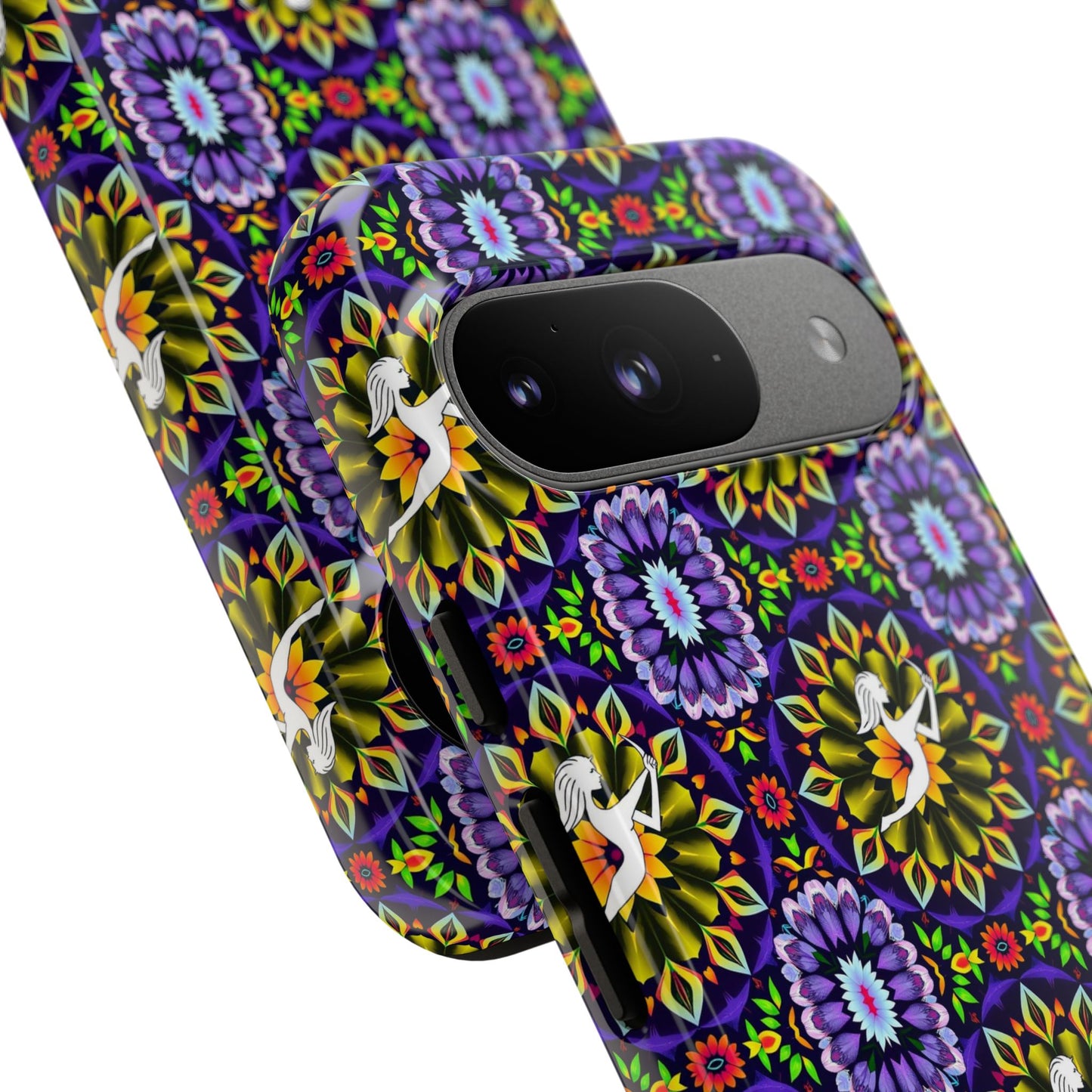 Tough Cases, Sagittarius, Zodiac v1, Flower Pattern