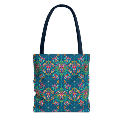 Tote Bag (AOP), Taurus, Zodiac v1, Jewel Pattern