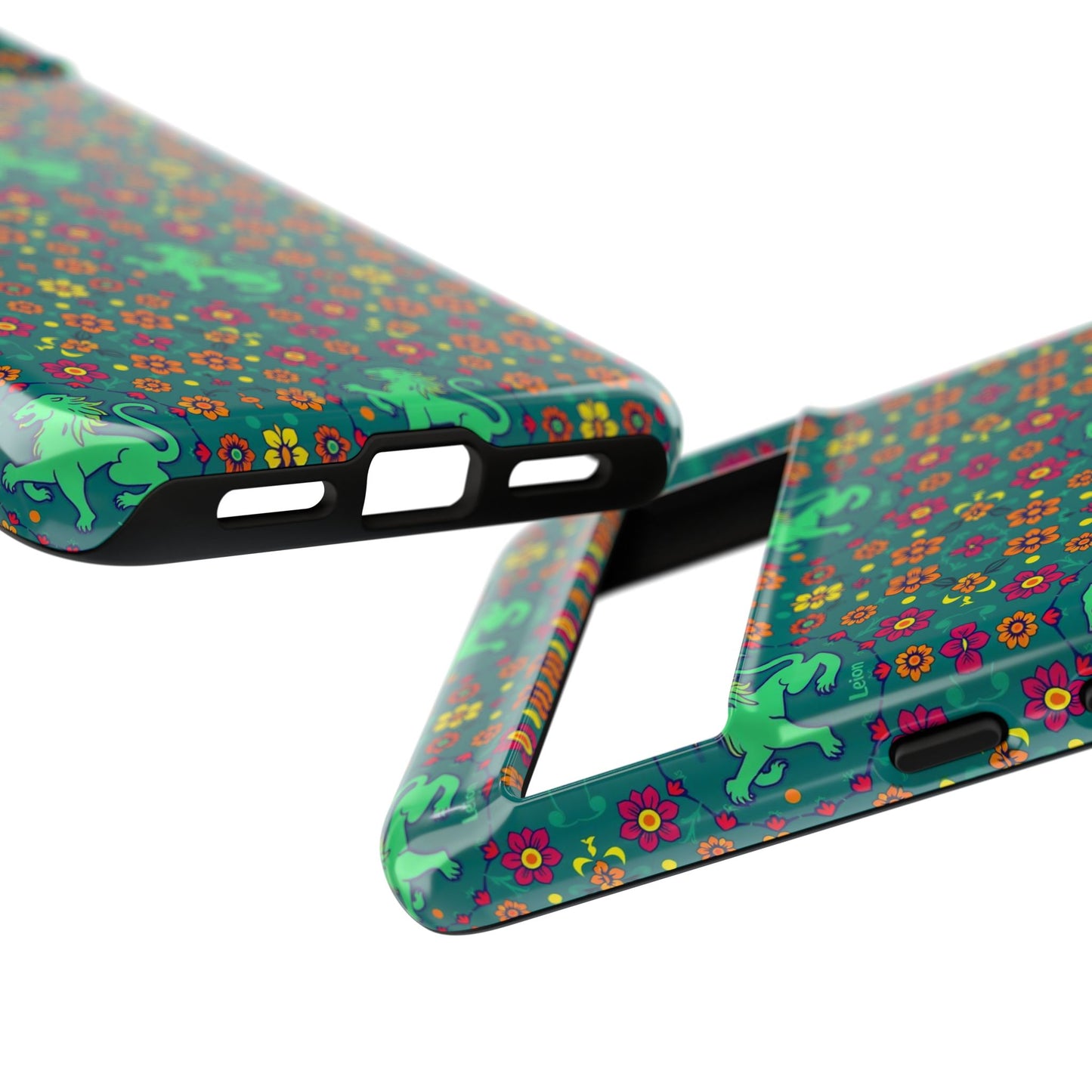 Tough Cases, Leo, Zodiac v3, Flower Pattern