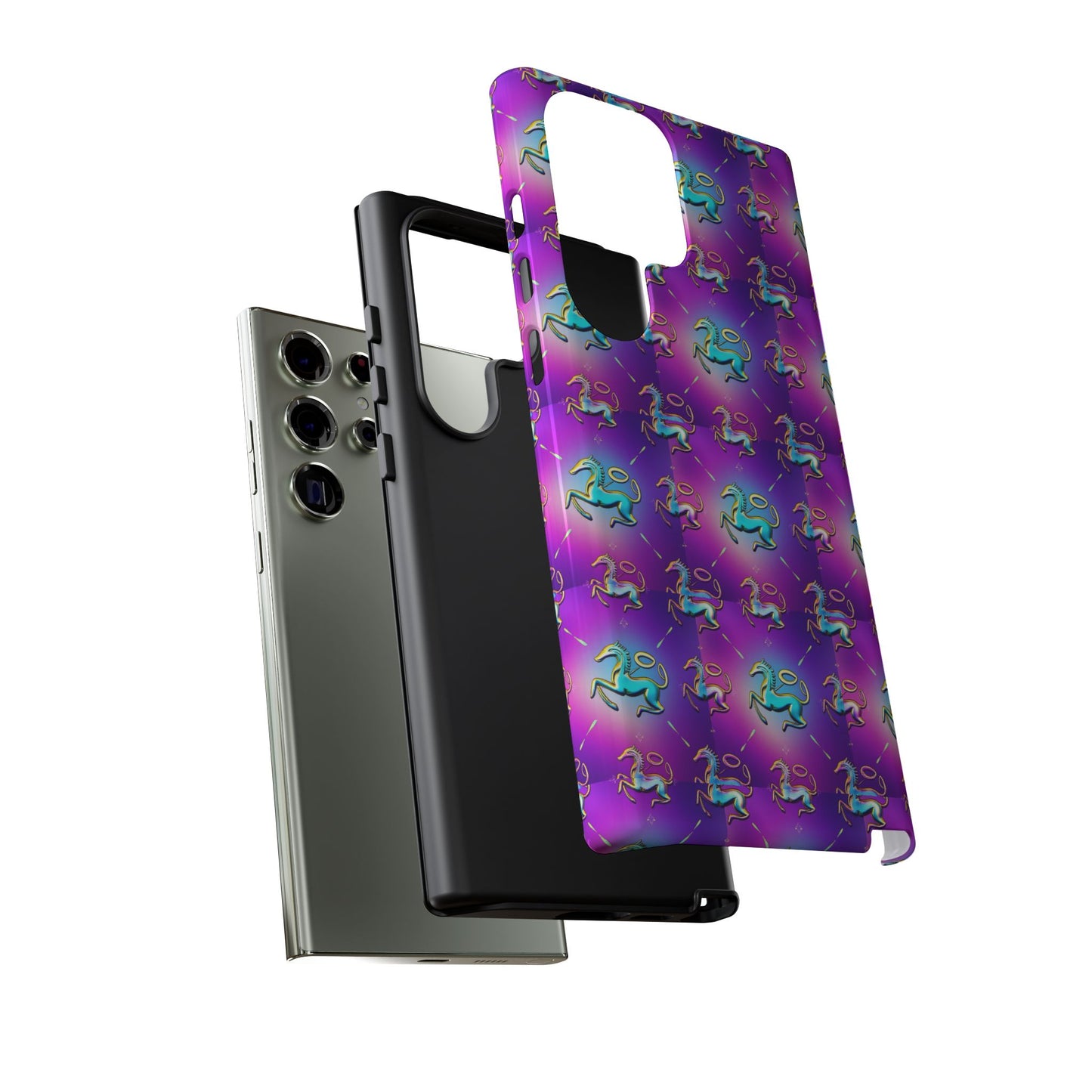 Tough Cases, Aquarius, Zodiac, Metal Pattern