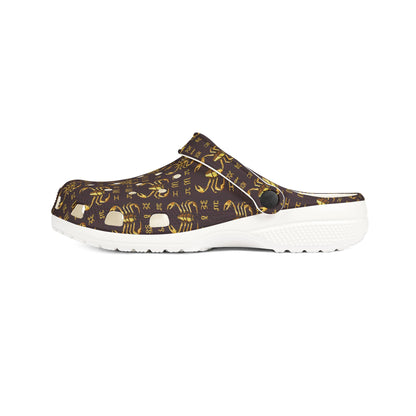 EVA Foam Rubber Shoes, (AOP), Scorpio, Zodiac v2, Pattern