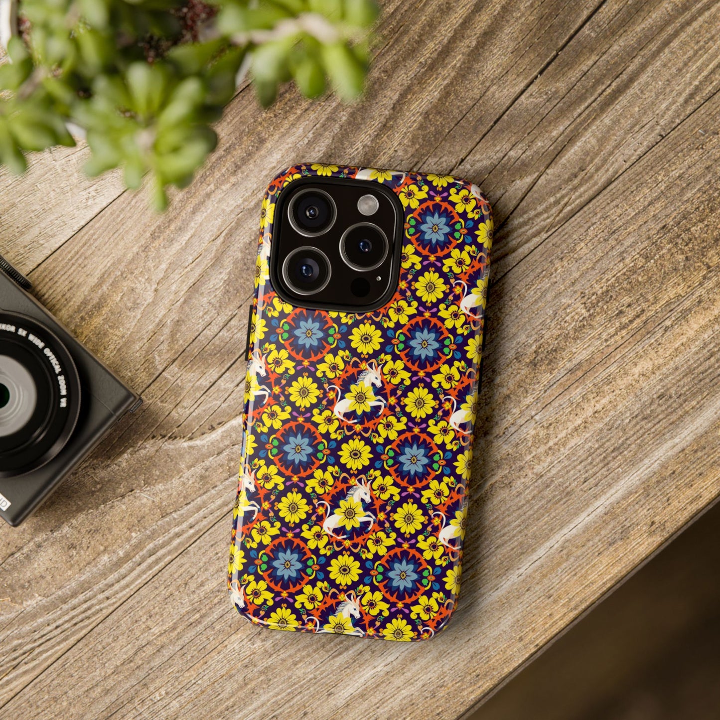 Tough Cases, Aquarius, Zodiac v3, Flower Pattern