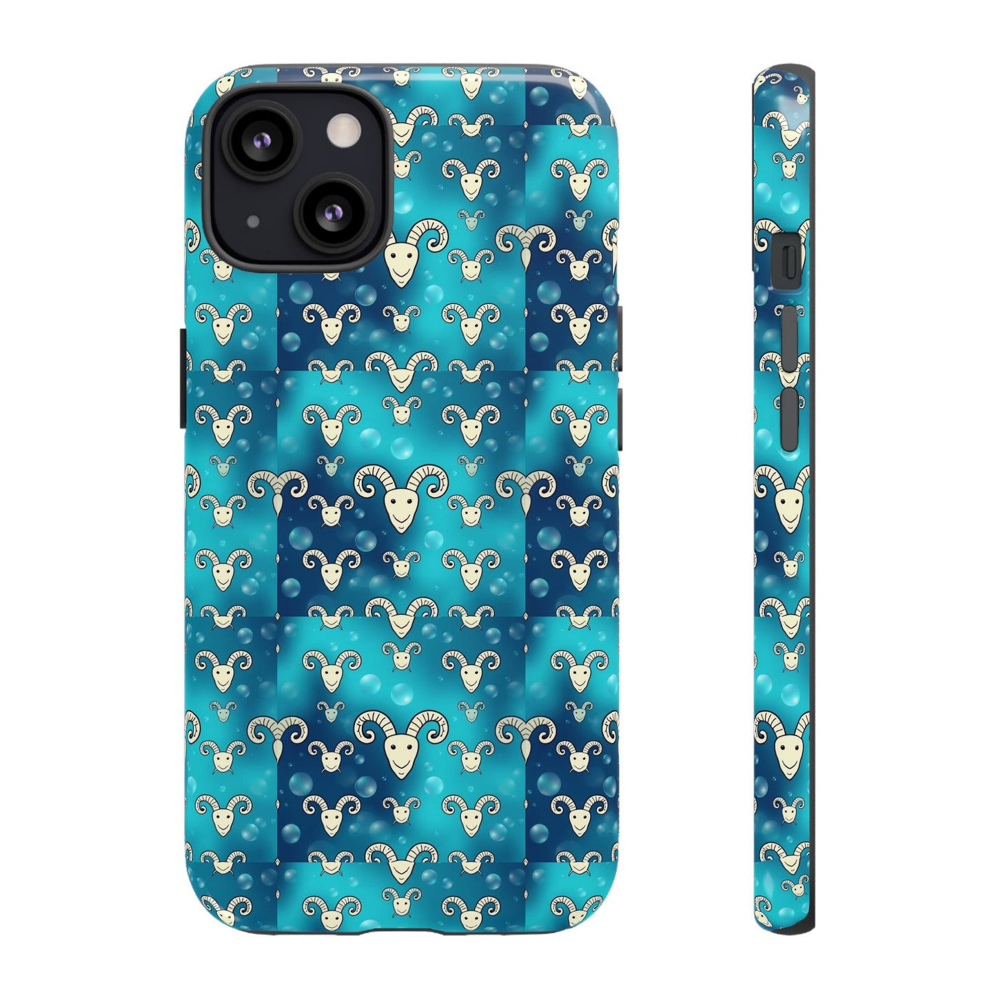 Tough Cases, Aries, Zodiac v1, Bubble Pattern