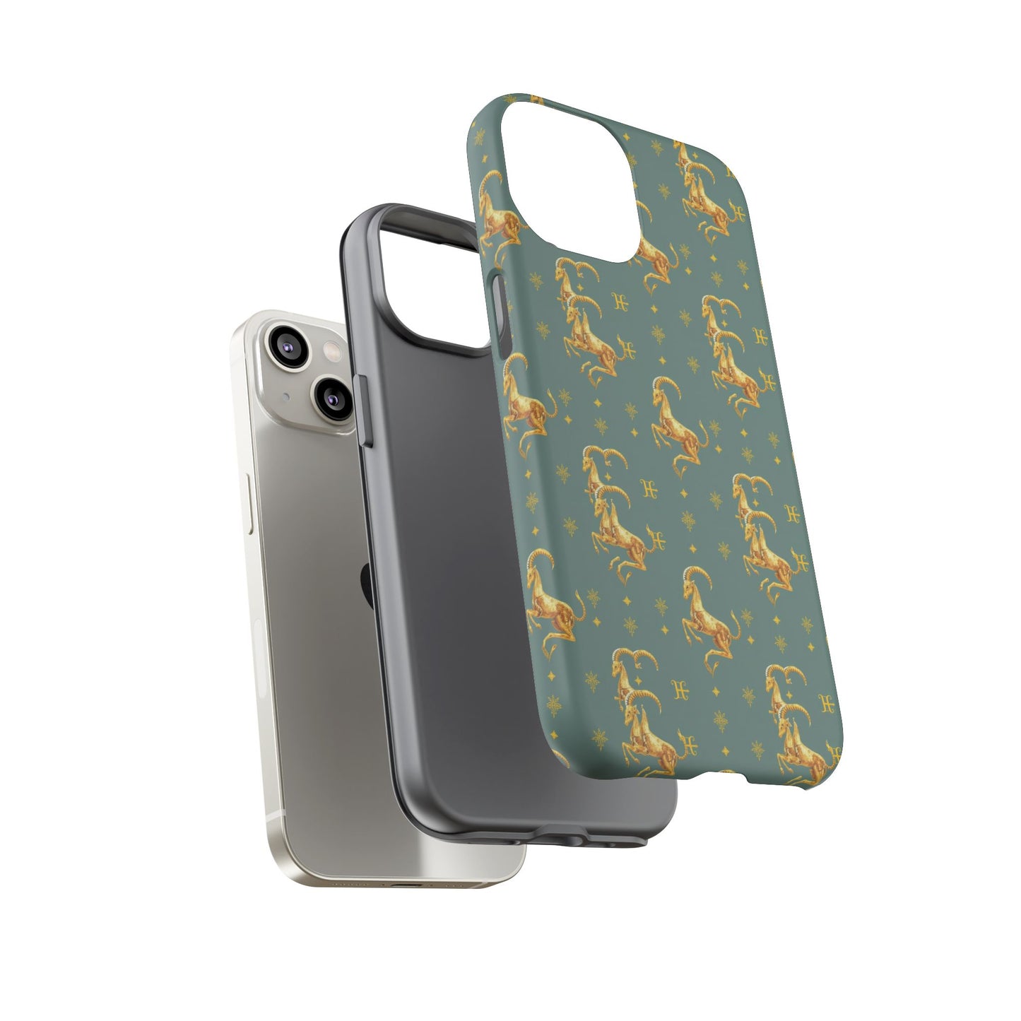 Tough Cases, Capricorn, Zodiac v1, Metal Pattern
