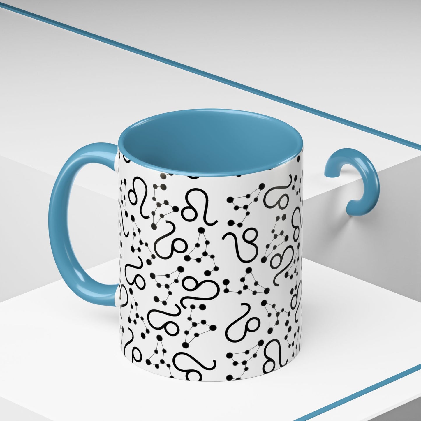 Accent Coffee Mug with the Leo sign (11, 15oz)