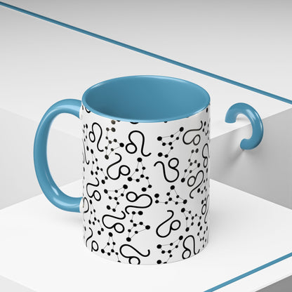 Accent Coffee Mug with the Leo sign (11, 15oz)