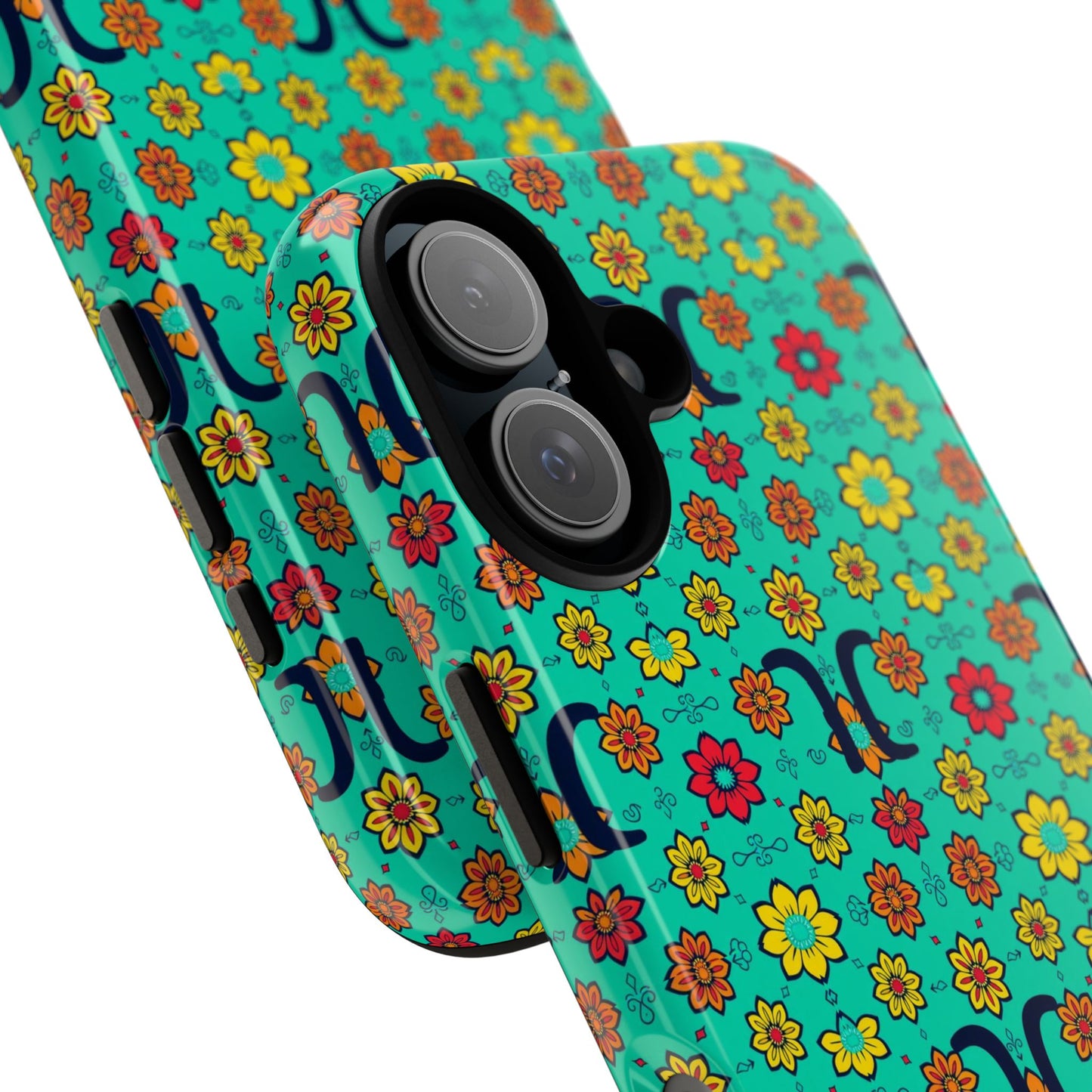 Tough Cases, Aquarius, Zodiac v2, Flower Pattern