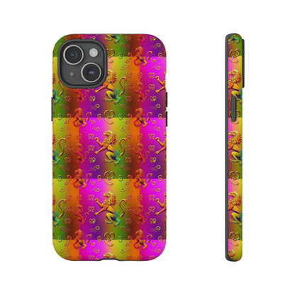 Tough Cases, Leo, Zodiac v1, Metal Pattern