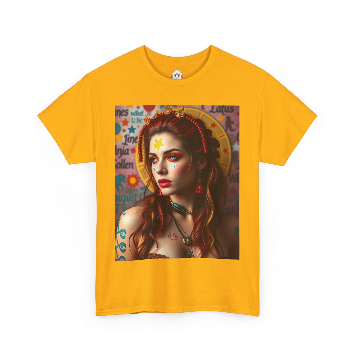 Unisex Heavy Cotton T-Shirt, Sagittarius, Zodiac, Sexy Art