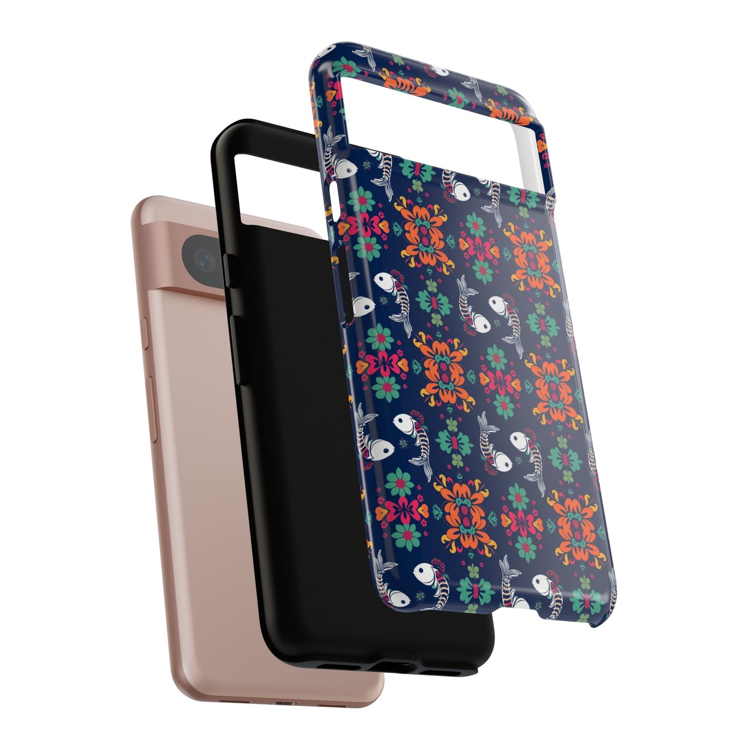 Tough Cases, Pisces, Zodiac, Flower Pattern