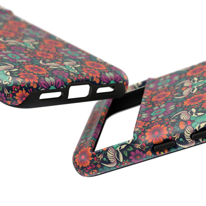 Tough Cases, Taurus, Zodiac v4, Flower Pattern