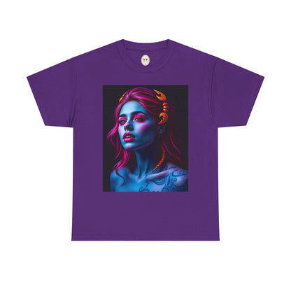 Unisex Heavy Cotton T-Shirt, Scorpio, Zodiac, Sexy Art