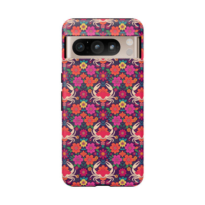 Tough Cases, Cancer, Zodiac v1, Flower Pattern