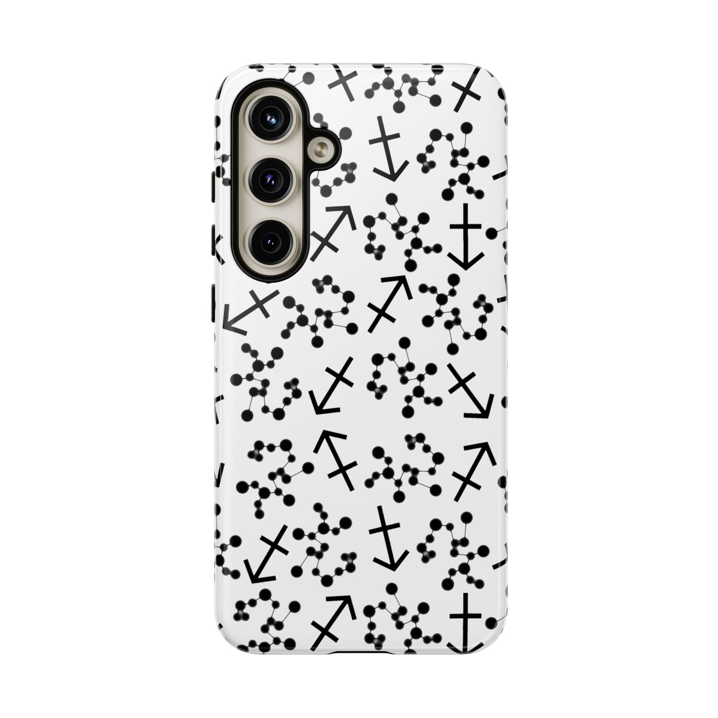 Tough Cases with the Sagittarius Zodiac sign for iPhone, Samsung Galaxy, and Google Pixel devices
