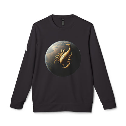 Adidas, Unisex Fleece Crewneck Sweatshirt, Scorpio, Planet Animal, Zodiac