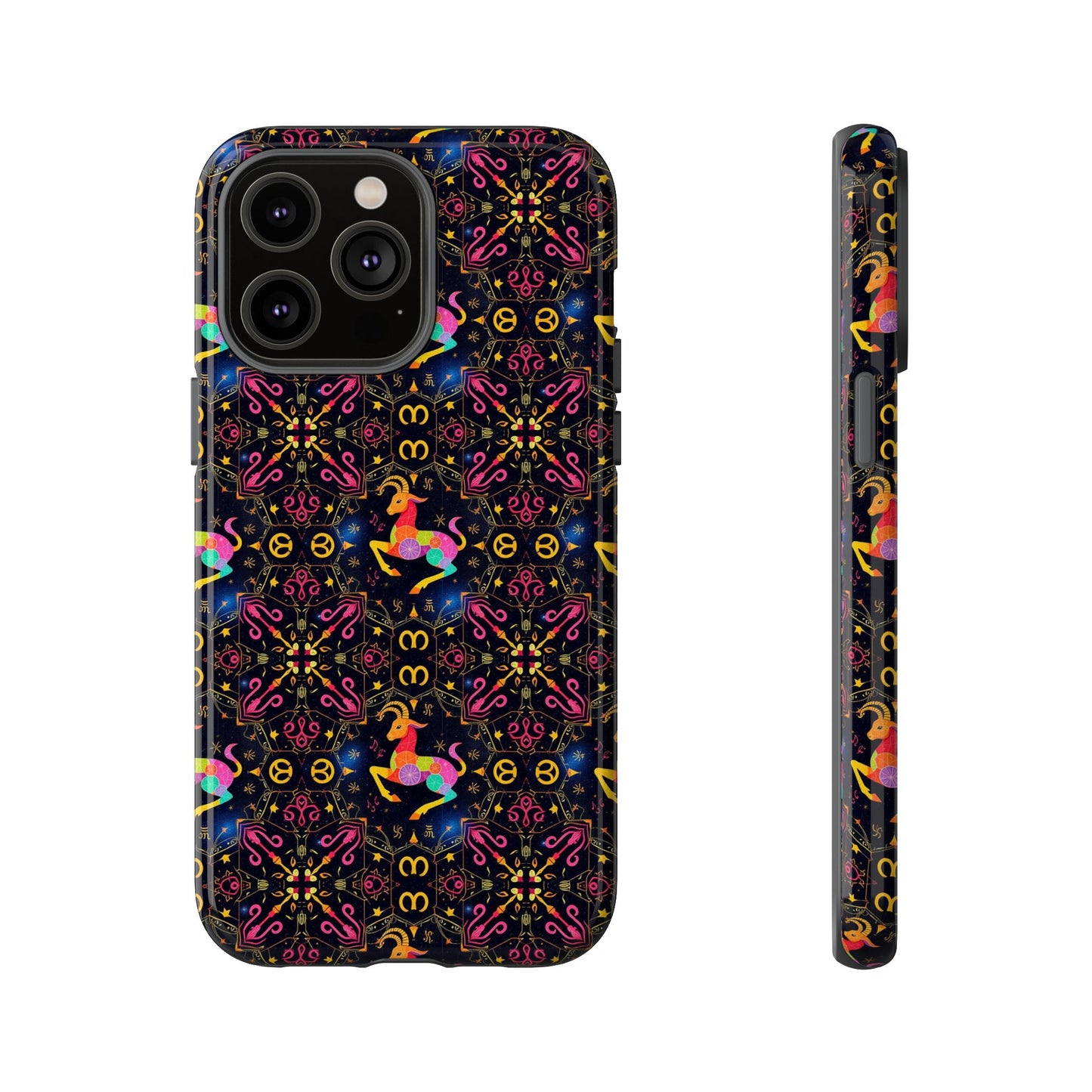 Tough Cases, Capricorn, Zodiac v2, Metal Pattern