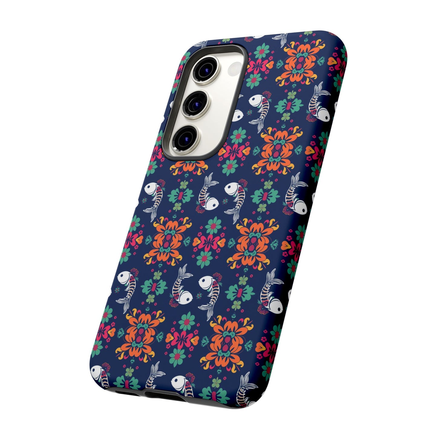 Tough Cases, Pisces, Zodiac, Flower Pattern