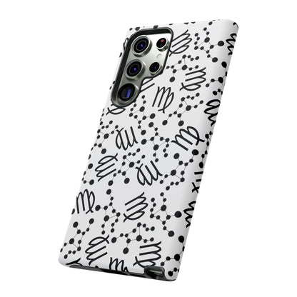 Tough Cases with the Virgo Zodiac sign for iPhone, Samsung Galaxy, and Google Pixel devices