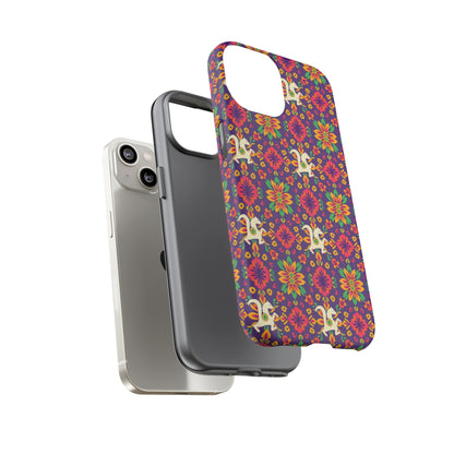 Tough Cases, Aquarius, Zodiac v1, Flower Pattern
