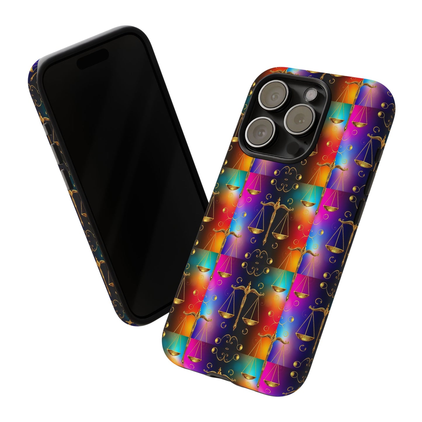 Tough Cases, Libra, Zodiac v1, Metal Pattern