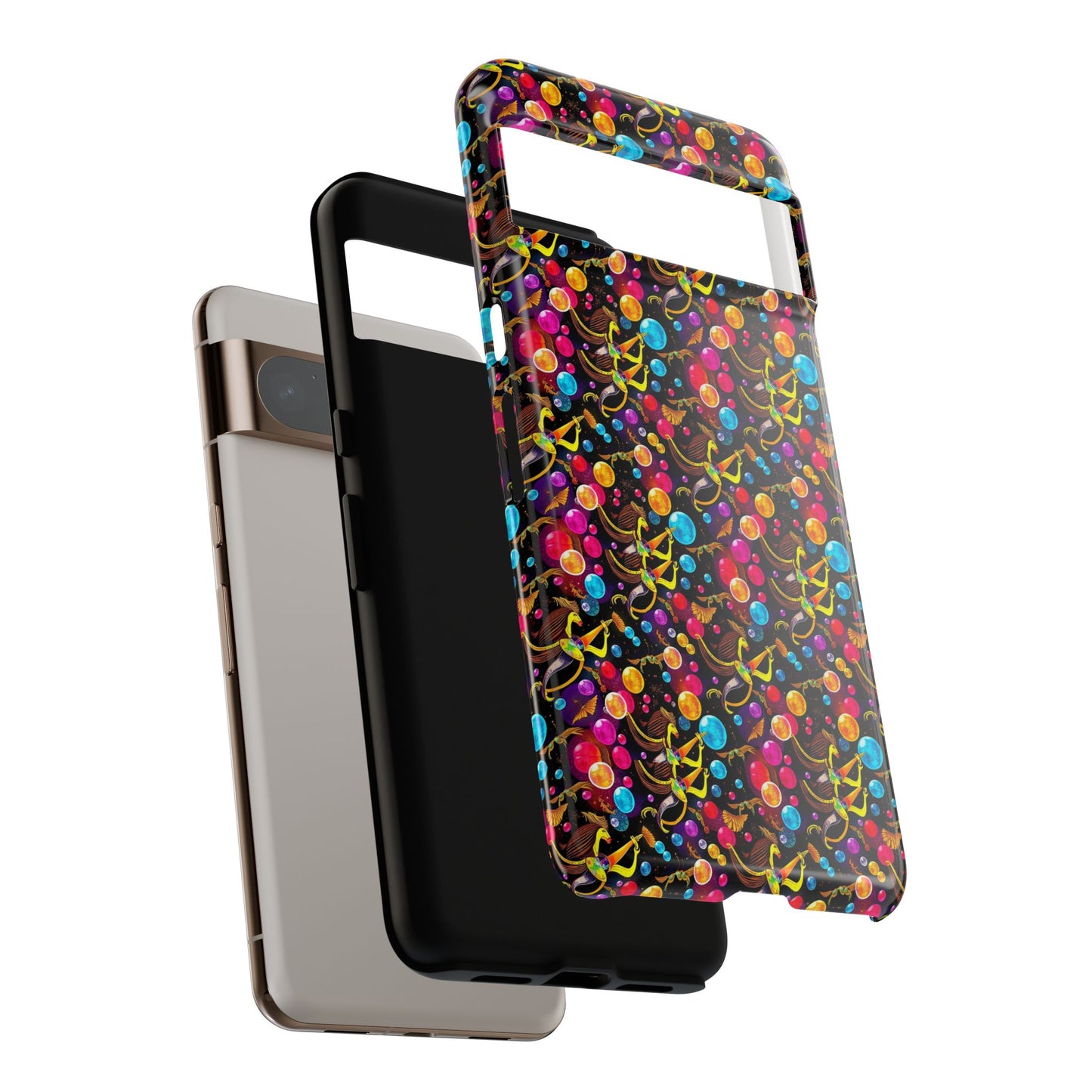 Tough Cases, Sagittarius, Zodiac v1, Bubble Pattern
