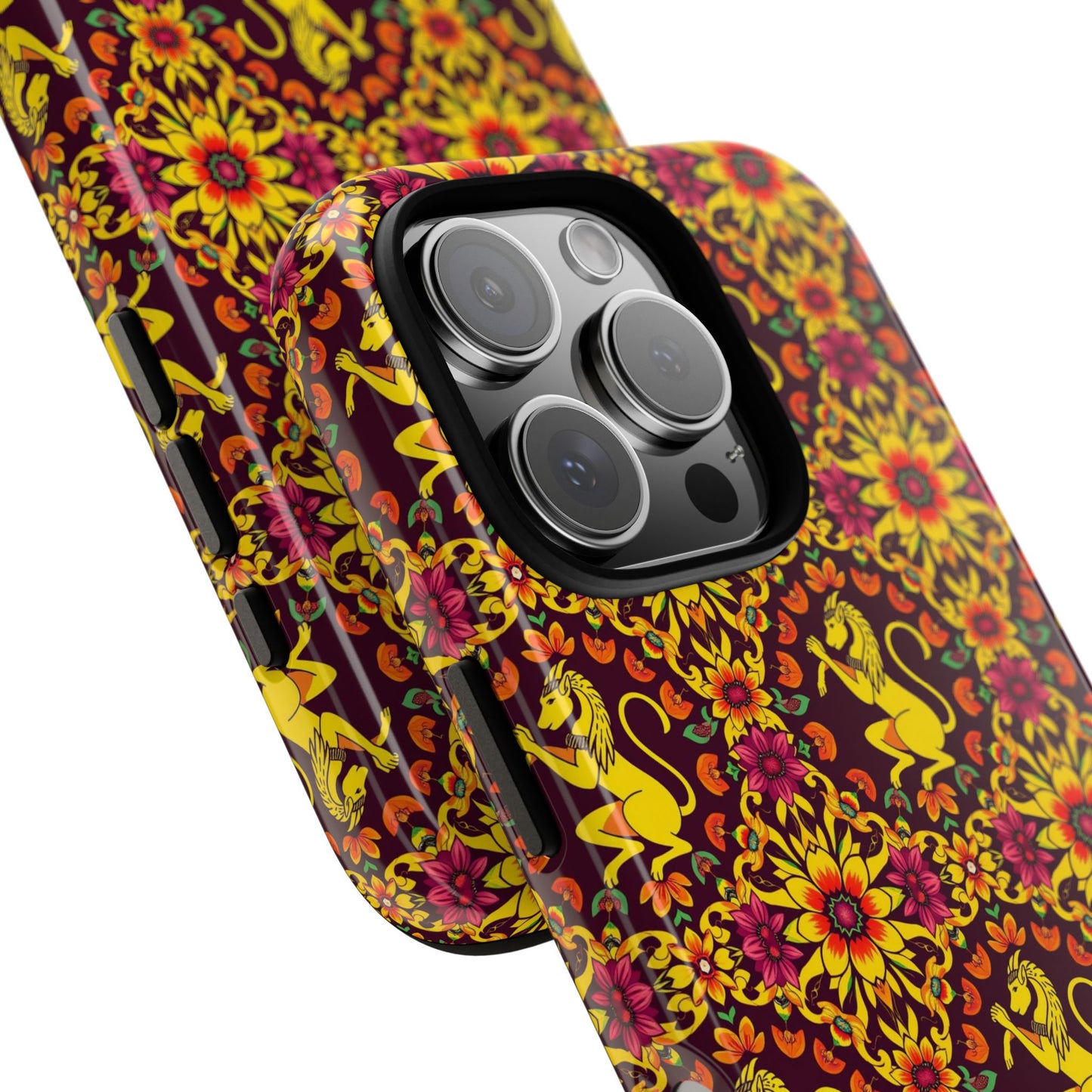 Tough Cases, Virgo, Zodiac v1, Flower Pattern