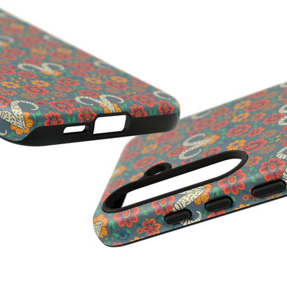Tough Cases, Aries, Zodiac v3, Flower Pattern